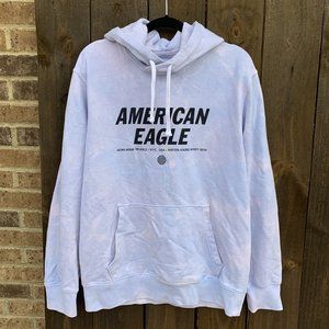 American Eagle Tie Dye Around The World Hoodie Med